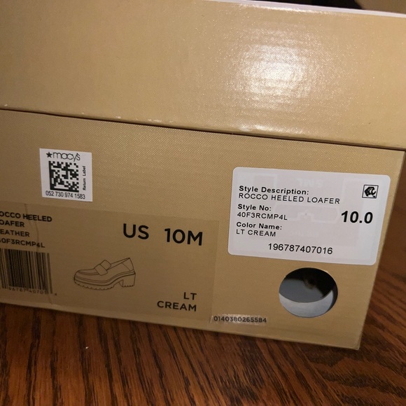 Micheal Kors Rocco Heeled Loafer Lt Cream - Picture 9 of 10